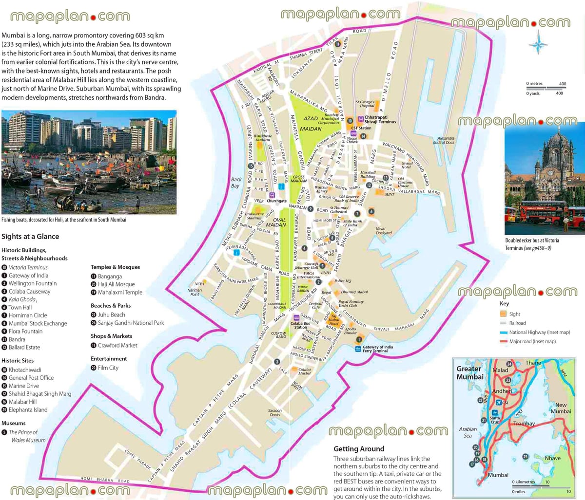 bản đồ thành phố Mumbai