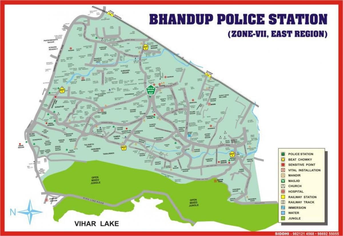 Mumbai Bhandup bản đồ