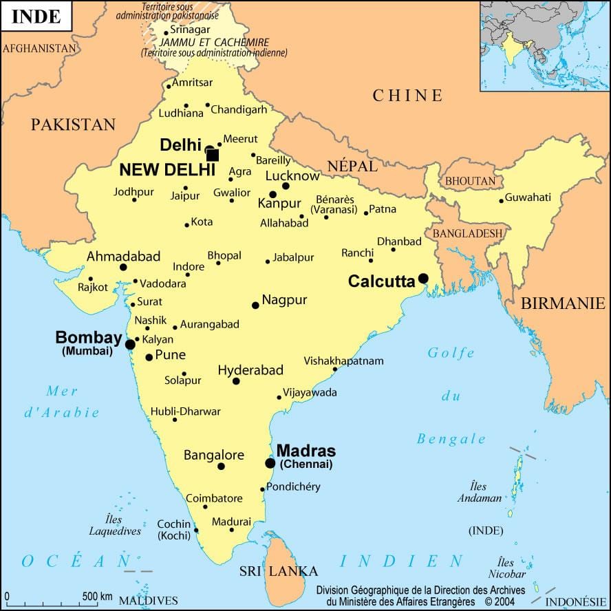 bản đồ của Bombay, ấn độ
