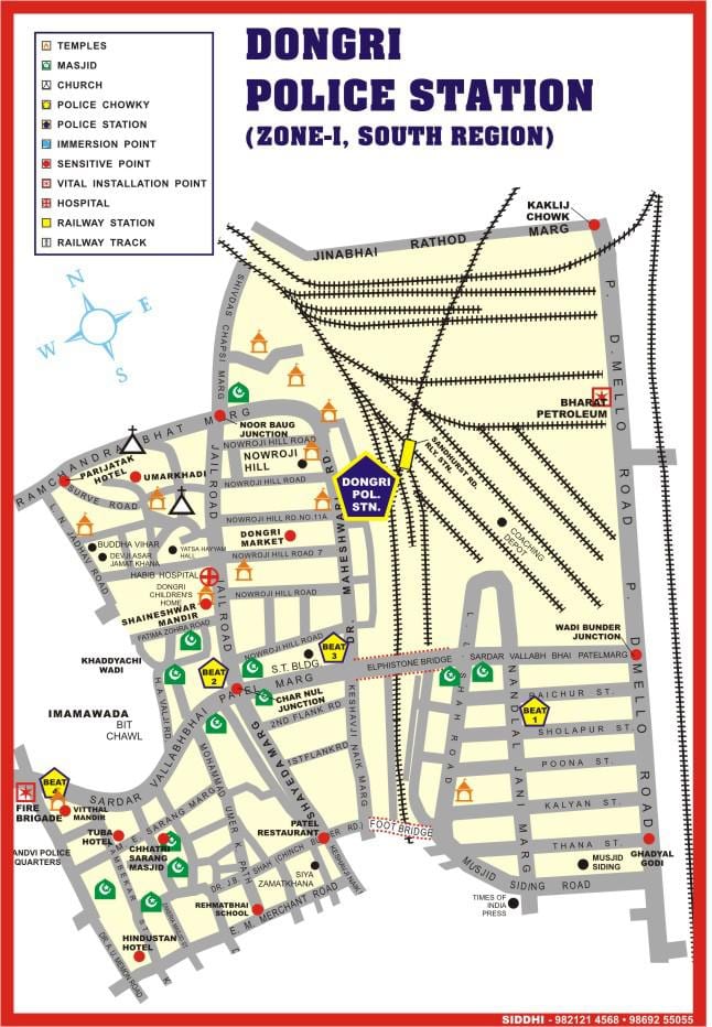 bản đồ của dựng lều che mưa nắng Mumbai