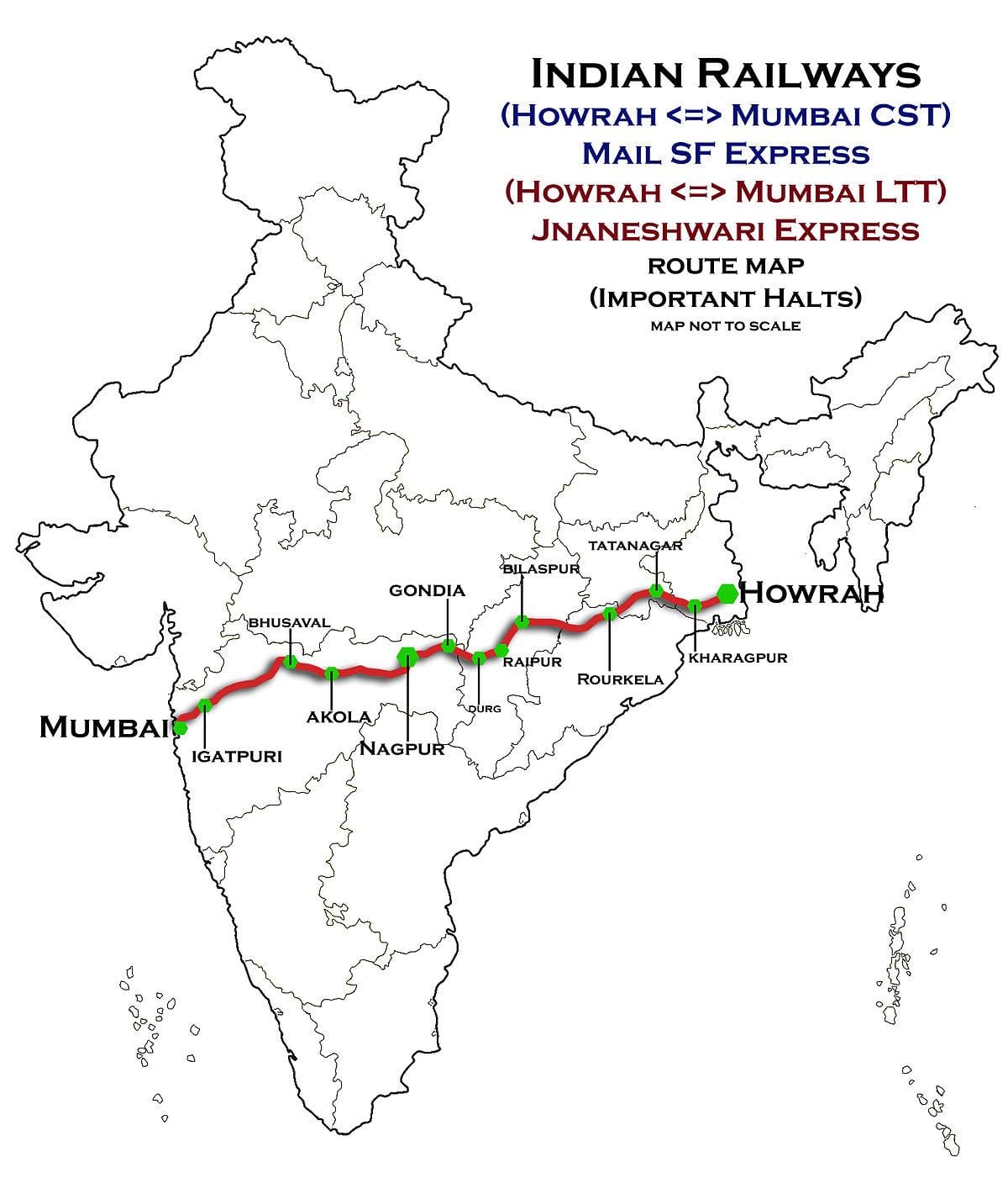 hiểu thêm Mumbai thể hiện bản đồ đường cao tốc