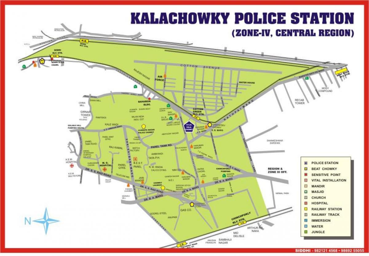 bản đồ của Kalachowki Mumbai