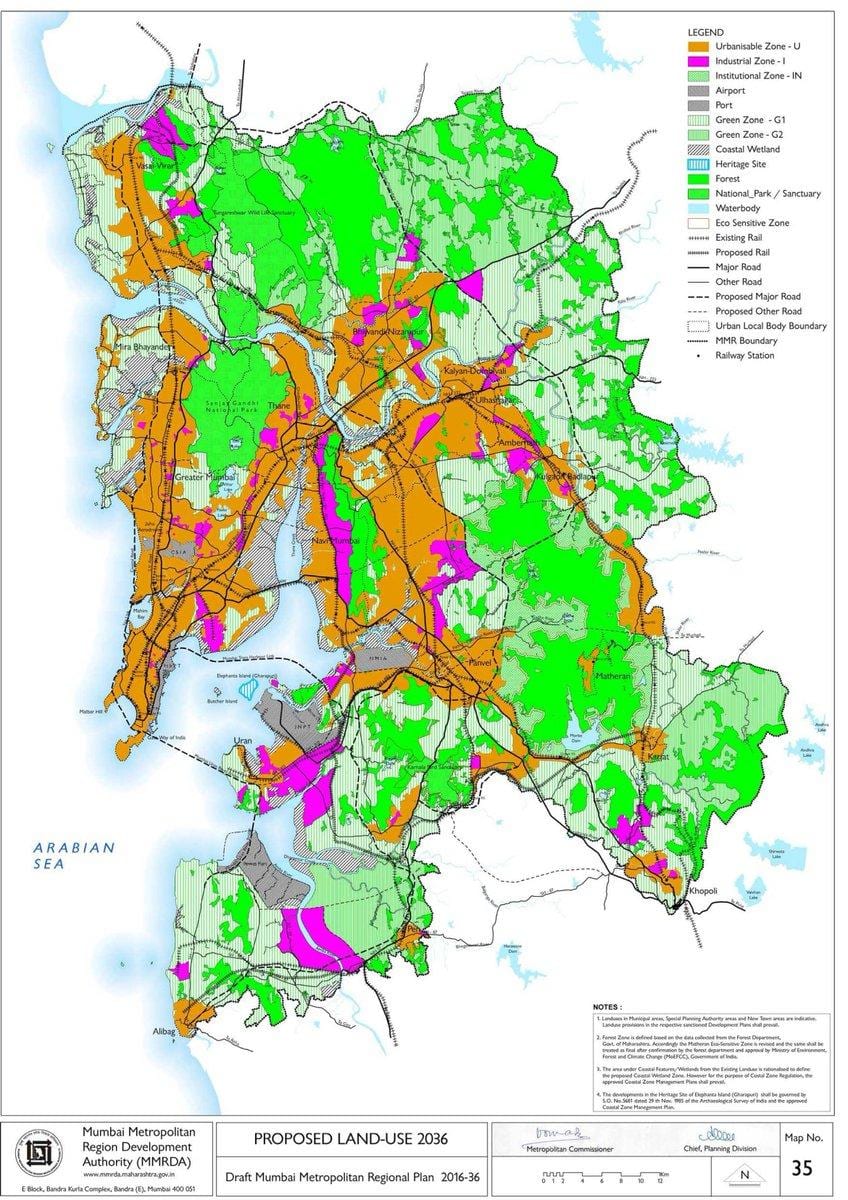 MMRDA khu vực kế hoạch bản đồ