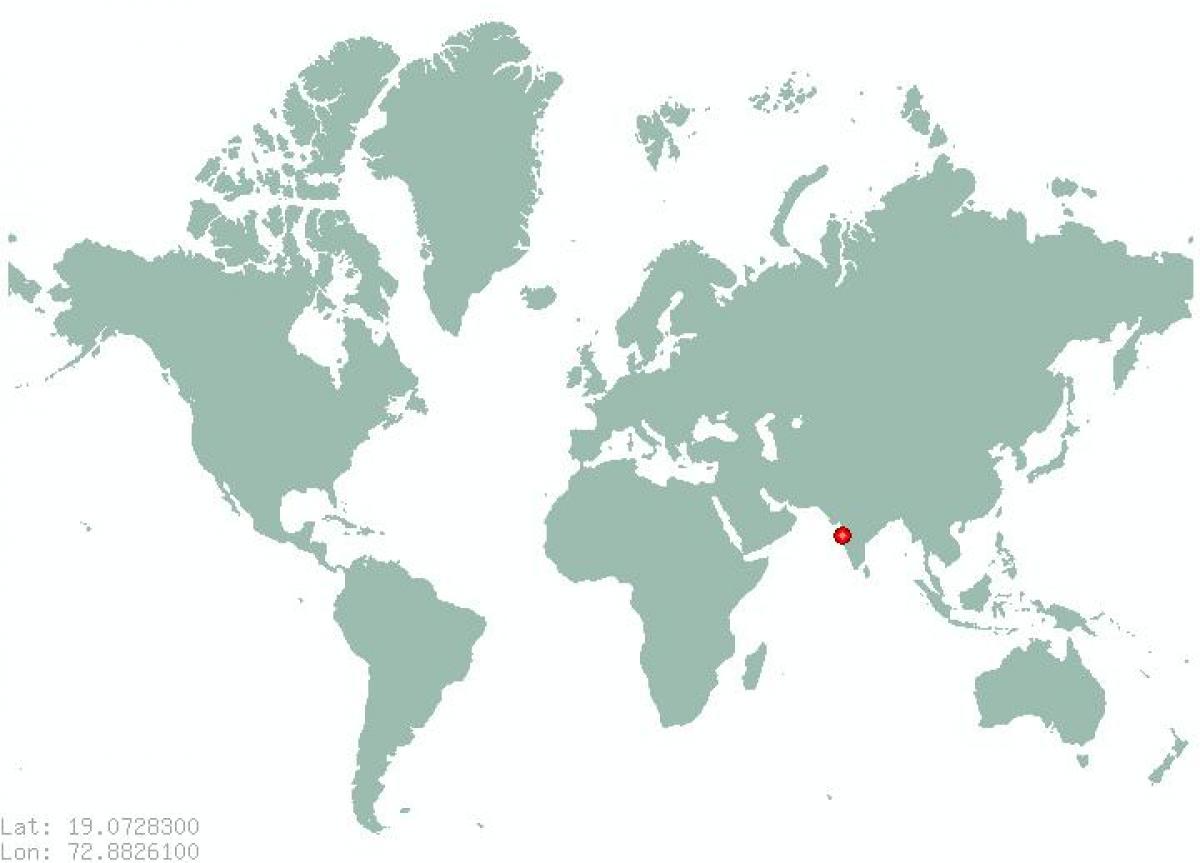 Mumbai trên bản đồ thế giới