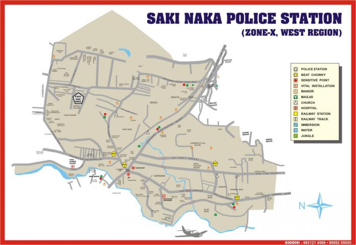 Mumbai Sakinaka bản đồ