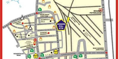 Bản đồ của dựng lều che mưa nắng Mumbai