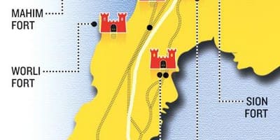 Mumbai fort khu vực bản đồ