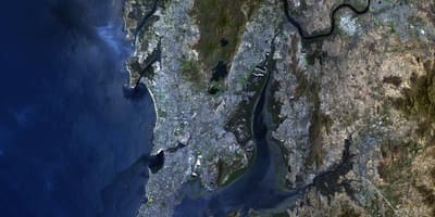 Bản đồ vệ tinh của Mumbai