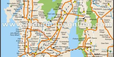 Bản đồ của địa phương Mumbai