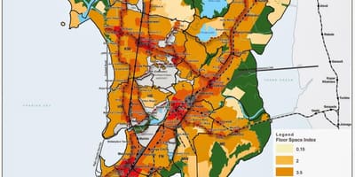 CRZ bản đồ của Mumbai