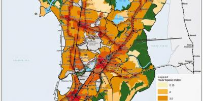 CRZ bản đồ của Mumbai