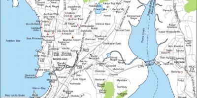 Bản đồ của Mumbai