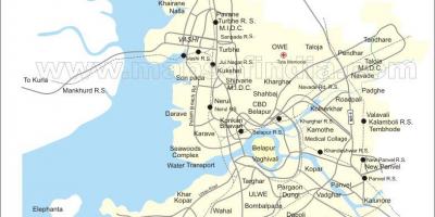 Bản đồ của mới Mumbai