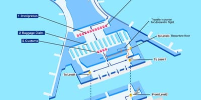 Bản đồ của sân bay quốc tế Mumbai
